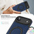 iPhone Air Knight Shield 360 Rotation Holder MagSafe RFID Leather Phone Case - Blue