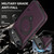 iPhone Air Knight Shield 360 Rotation Holder MagSafe RFID Leather Phone Case - Purple