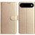 iPhone Air Lambskin 8-card Slot Leather Phone Case - Gold