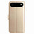iPhone Air Lambskin 8-card Slot Leather Phone Case - Gold