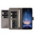 iPhone Air Lambskin 8-card Slot Leather Phone Case - Grey