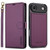 iPhone Air LC.IMEEKE L2 Series Detachable Magsafe PU Phone Case with Lanyard - Purple