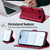 iPhone Air LC.IMEEKE L2 Series Detachable Magsafe PU Phone Case with Lanyard - Red