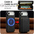 iPhone Air LC.IMEEKE L6 Series Zipper Card Bag MagSafe Magnetic Phone Case - Black