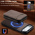 iPhone Air LC.IMEEKE L6 Series Zipper Card Bag MagSafe Magnetic Phone Case - Coffee