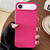 iPhone Air Leather Texture TPU Full Coverage Phone Case - Rose Red