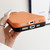 iPhone Air Leather Texture TPU Full Coverage Phone Case - Rose Red