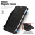 iPhone Air Linton MagSafe Leather Phone Case - Black