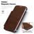 iPhone Air Linton MagSafe Leather Phone Case - Coffee