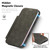 iPhone Air Linton MagSafe Leather Phone Case - Grey