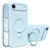 iPhone Air Liquid Silicone MagSafe Holder Phone Case - Light Blue