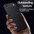 iPhone Air Litchi Leather Magnetic Full Coverage Shockproof Phone Case - Black