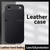 iPhone Air Litchi Leather Magnetic Full Coverage Shockproof Phone Case - Navy Blue