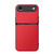 iPhone Air Litchi Leather Magnetic Full Coverage Shockproof Phone Case - Red