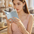 iPhone Air Litchi Texture Wallet Mirror Leather Phone Case - Blue