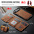 iPhone Air MAGKING K3 Series MagSafe RFID K3 Pro Card Bag Detachable Phone Case - Brown