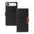 iPhone Air Magnetic Buckle Card Slot Leather Phone Case - Black