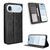 iPhone Air Magnetic Buckle Retro Texture Leather Phone Case - Black