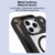 iPhone Air MagSafe Anti-fingerprint Highly Transparent PC Phone Case - Black
