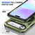 iPhone Air MagSafe Magnetic Shockproof Phone Case with Ring Holder - Dark Green