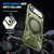 iPhone Air MagSafe Magnetic Shockproof Phone Case with Ring Holder - Dark Green