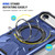 iPhone Air MagSafe Magnetic Shockproof Phone Case with Ring Holder - Navy Blue