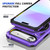 iPhone Air MagSafe Magnetic Shockproof Phone Case with Ring Holder - Purple