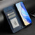 iPhone Air Multi-Card Slots Zipper Wallet Leather Phone Case - Blue