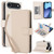 iPhone Air Multi-Card Wallet RFID Leather Phone Case - Apricot