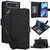 iPhone Air Multi-Card Wallet RFID Leather Phone Case - Black
