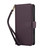 iPhone Air Multi-Card Wallet RFID Leather Phone Case - Dark Purple