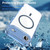 iPhone Air PC Hybrid TPU Airbag Shockproof MagSafe Phone Case - Transparent Blue