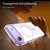 iPhone Air PC Hybrid TPU Airbag Shockproof MagSafe Phone Case - Transparent Purple