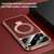 iPhone Air Plain Leather MagSafe Holder Phone Case - Black