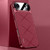iPhone Air Plain Leather PC Phone Case - Wine Red