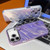iPhone Air Plating Ripples Texture Wristband Holder TPU Phone Case with Lens Film - Silver