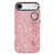 iPhone Air Plating Shell Texture Wristband Holder TPU Phone Case with Lens Film - Pink