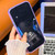 iPhone Air Plating Shell Texture Wristband Holder TPU Phone Case with Lens Film - Purple