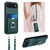 iPhone Air R20 Crossbody Rope Ring Card Holder Phone Case - Green