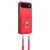 iPhone Air R20 Crossbody Rope Ring Card Holder Phone Case - Red