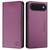 iPhone Air RC01 Dual-Folded Magnetic Suction RFID Leather Phone Case - Violet