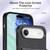 iPhone Air Retro Card Wallet Fold Leather Phone Case with Strap - Black