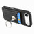 iPhone Air Retro Folding Ring Holder Card Bag MagSafe Phone Case - Black