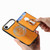 iPhone Air Retro Folding Ring Holder Card Bag MagSafe Phone Case - Yellow