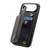 iPhone Air Retro Leather Zipper Wallet Back Phone Case - Black