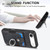 iPhone Air Retro Skin-feel Ring Card Wallet Phone Case - Black