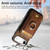 iPhone Air Retro Splitable Magnetic Stand Card Bag Leather Phone Case - Brown