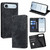 iPhone Air RFID Anti-theft Brush Magnetic Leather Phone Case - Black
