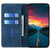 iPhone Air RFID Anti-theft Brush Magnetic Leather Phone Case - Blue