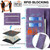 iPhone Air RFID Anti-theft Brush Magnetic Leather Phone Case - Purple